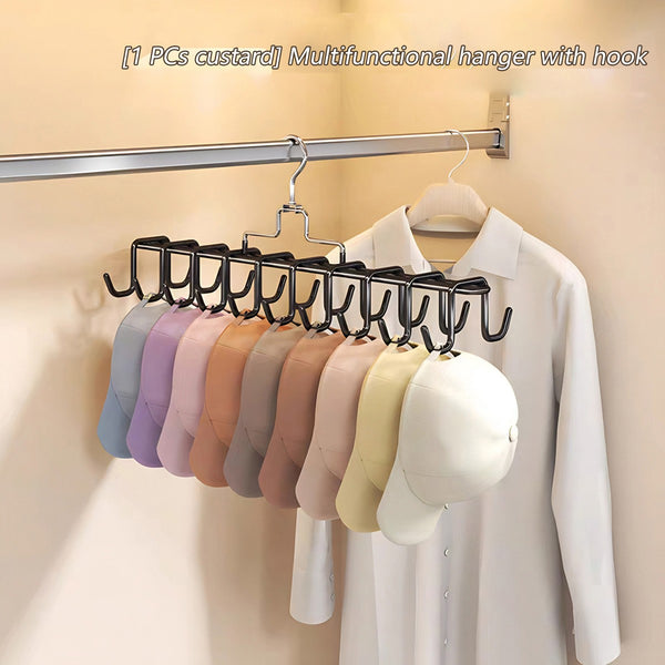 20-Hook Metal Closet Organizer Hanger | Space-Saving Camisole Bra Scarf Holder