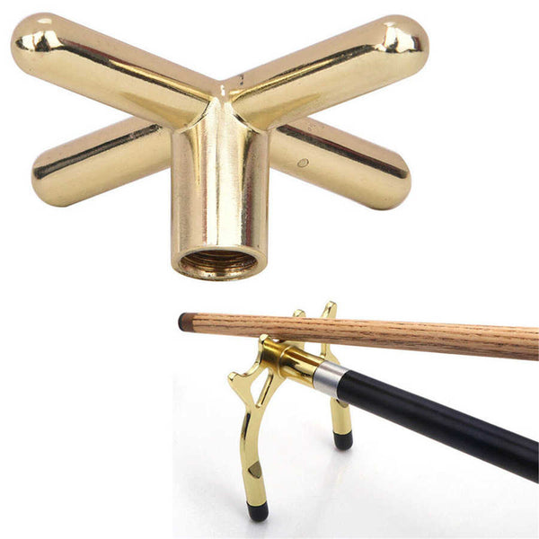 2X Pool Snooker Billiard Table Cue rest cross And spider jigger brass Set Tools
