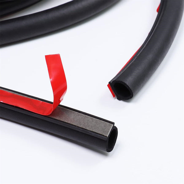 15M Universal Car Door Rubber Seal Trim Strip Weatherstrip Edge Cover D Shape AU