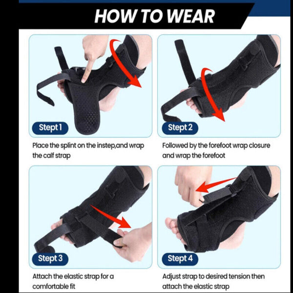 Adjustable Plantar Fasciitis Night Splint Foot Drop Orthotic Brace Night Splints