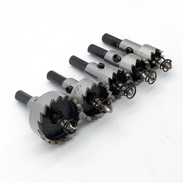 5PCS HSS Hole Saw Drill Bit Set – Multi-Size Hole Cutter Kit