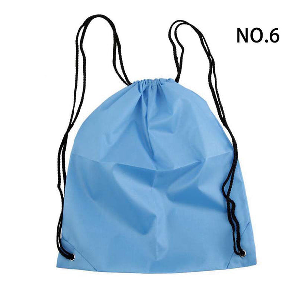 2024 Unisex Gym Bag Drawstring Backpack Nylon Waterproof Sports Sack Swim Bag