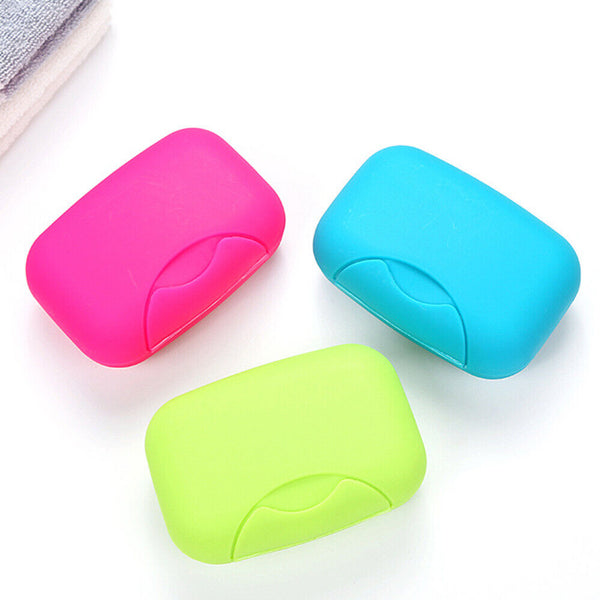 Sealing Bathroom Home E3 Travel Box Soap Case Portable Shower Holder