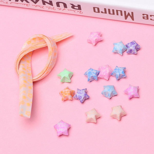 210x 24.5CM Strips Origami Folding Lucky Wish Star Paper Glow in the Dark