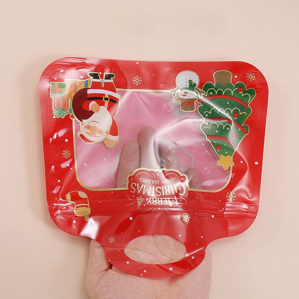 10/20/30PCS Festive Self-Seal Treat Bags, Self Sealing Christmas Treat Bags OD