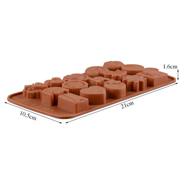Animals Chocolate Mould Ice Tray Silicone Jelly Candy Cookie Cake Baking Mold