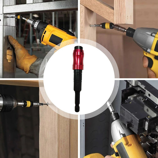 Magnetic Pivot Drill Bits Holder 6.35mm Impact Pivoting Swivel Screw Drill