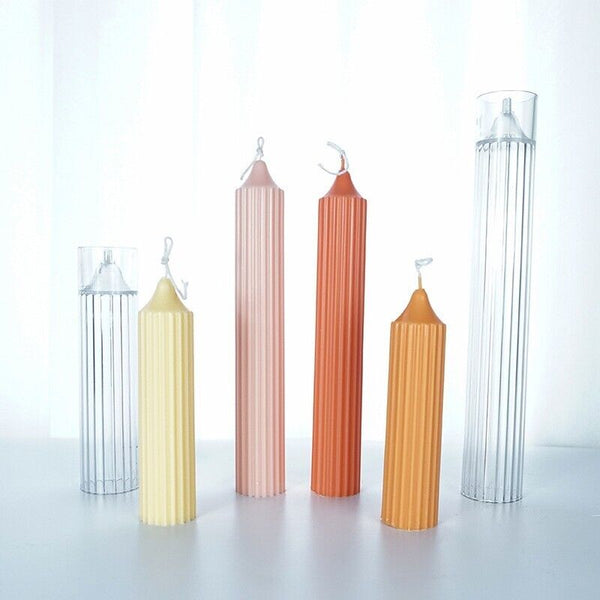 Long Pole Candle Mold Plastic Pillar Candle Making DIY Candle Mould Supplies AU