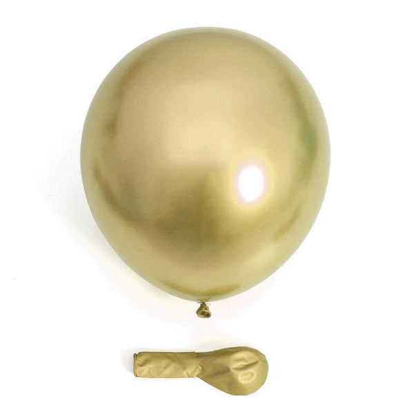20pcs 12inch/30cm Metallic Birthday Balloons Chrome Metal Balloons Party Wedding