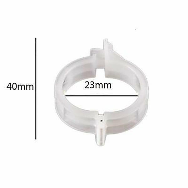 200PCS Tomato Greenhouse Ties Veggie Plant Support Clips Garden trellis Stake AU