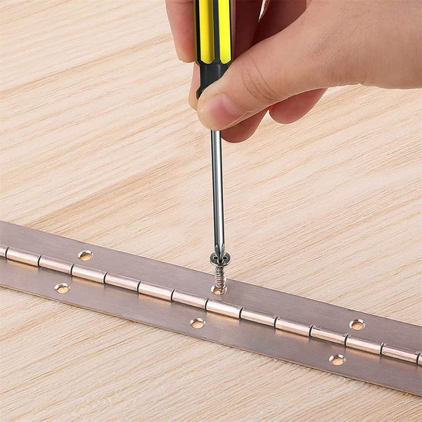 3PCS PIANO HINGE STAINLESS STEEL CABINET BOAT 600 X 25 X 1mm CONTINUOUS HINGES