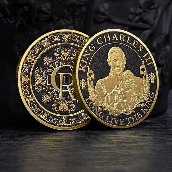 King Charles III Coronation Coins Souvenirs British Royal Medal Coin