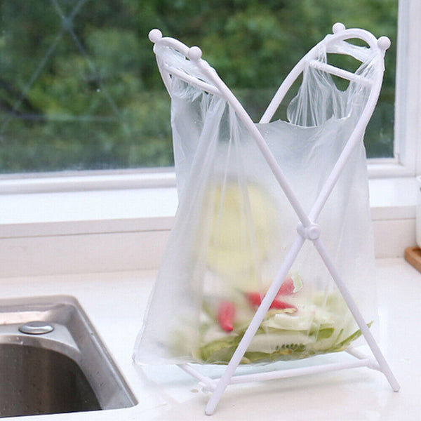 Holder Waste Bag Hanger Trash Bag Rack Garbage Bag Kitchen Organizer