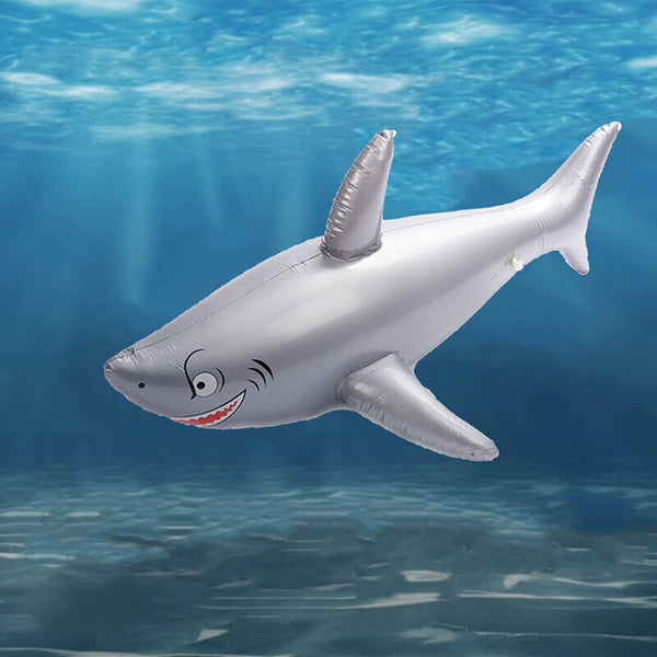 PVC Simulation Inflatable Shark Fun Water Toys For Kids Children Swimming Pool