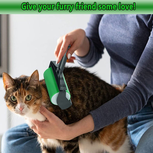Handheld Stick It Roller Pet Hair Remover Reusable Washable Sticky Lint Roller