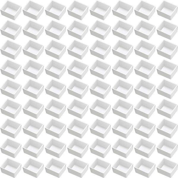 UP 240PCS Watercolor Artist Empty Pan Half Pans For Painting Palette Grid Pan AU
