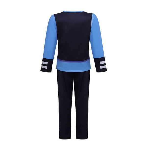 Judy Hopps police costume back view - Zootopia kids uniform - Lets Party