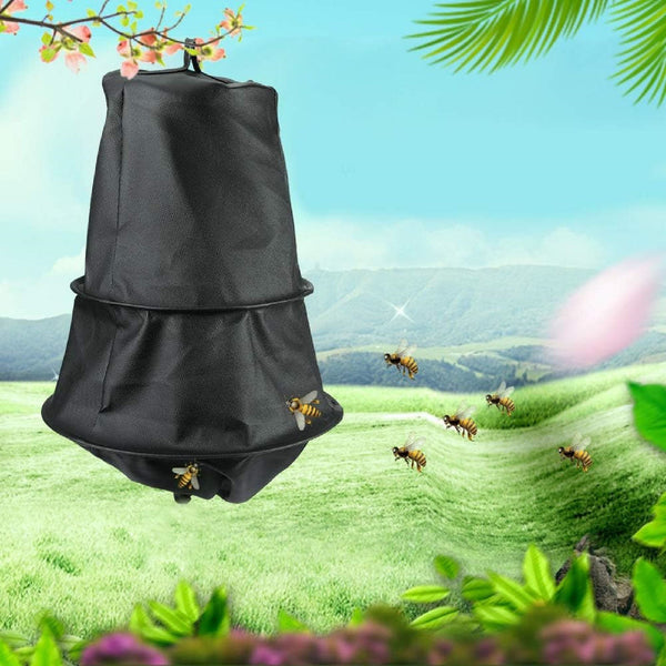 Bee Collecting Cage Bag for Beekeeping – Mesh Swarm Catching Net with Oxford Cloth