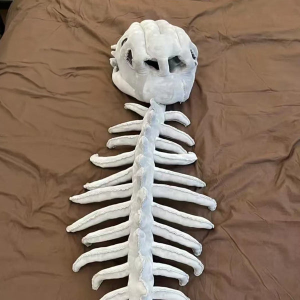 75/116cm Realistic Plush Dinosaur 3D Skeleton Halloween Skull Cosplay Props