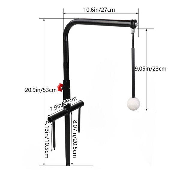 Golf Swing Trainer Aid Golf Practice Swing Groover & Hitting Training Practice