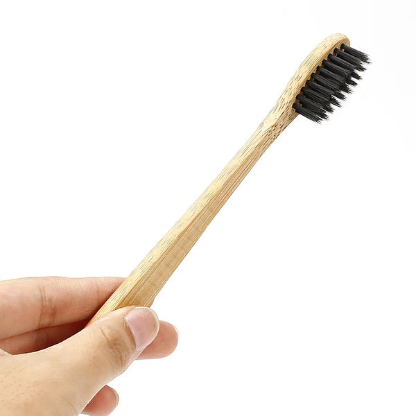 Bamboo Toothbrushes (10pc) – Eco Soft-Bristle Oral Care Set