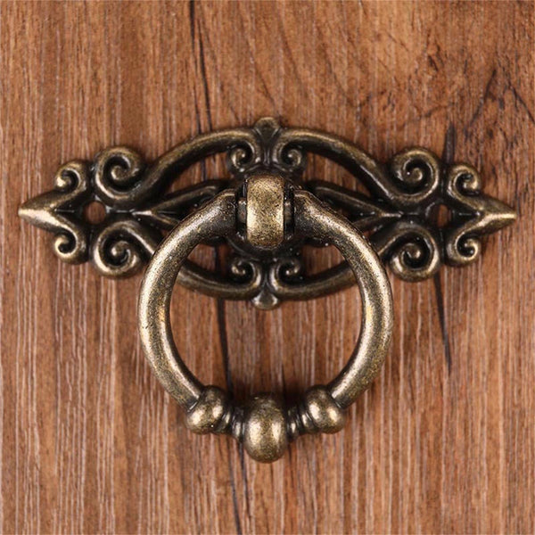 5PCS Vintage Handles Cabinet Drawer Cupboard Door Iron Pulls Knobs Hardware AUS