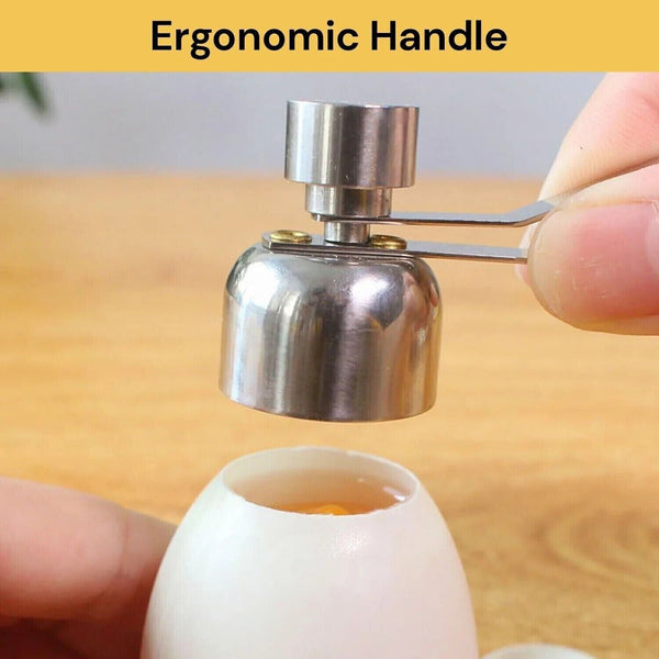 Stainless Steel Egg Shell Opener Cutter Cracker Boiled Egg Separator Topper Tool