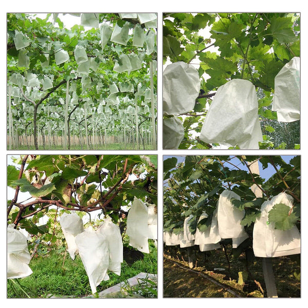 100-1000x Grape Protection Mesh Bags Fruit Vegetable Against Insect Waterproof