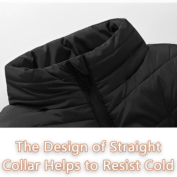 Unisex Thermal Warm Winter Body Warmer Heated Vest USB Electric Jacket Heat Pad