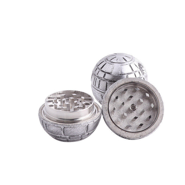 Metal Zinc Alloy Herb Grinder Hand Muller Smoke Crusher Spice Aluminum Wtih Box