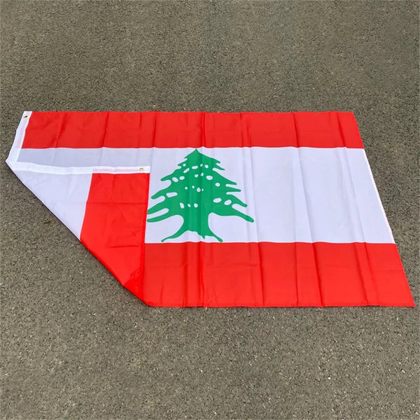 Lebanese Flag 4-Pack – Large 90x150cm Heavy Duty Outdoor Flag