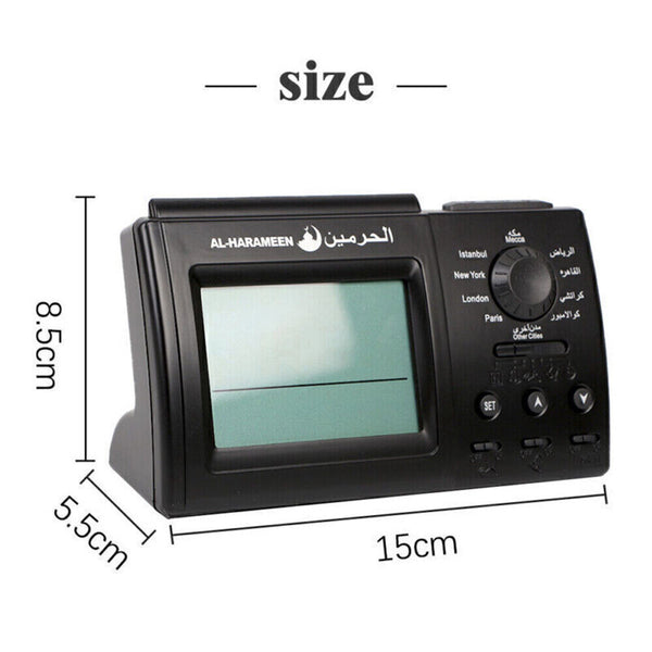 AU Digital Islamic Muslim Prayer Clock Automatic Azan Athan Ramadan Home Decor