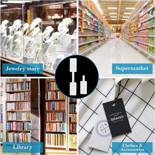 600PCS White Jewellry Ring Jewelry Tag Sticker Self Adhesive Pendant Price Label