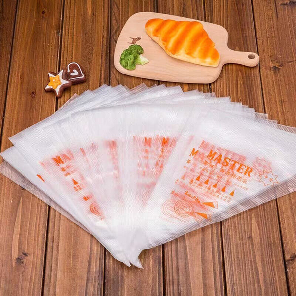 100-200PCS Disposable Piping Bags For Cake Decor Icing Frosting Piping NozzlesAU
