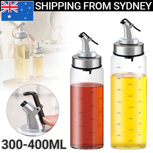300/450ml Olive Oil Vinegar Pourer Dispenser Cooking Glass Bottle Kitchen Tools