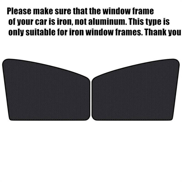 4PCS Magnetic Car Window Sun Shade UV Protection Front+Rear Side Window Curtain