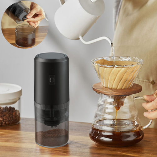 Electric Coffee Grinder Grinding Mill Bean Nut Spice Herbs Blender Machine USB