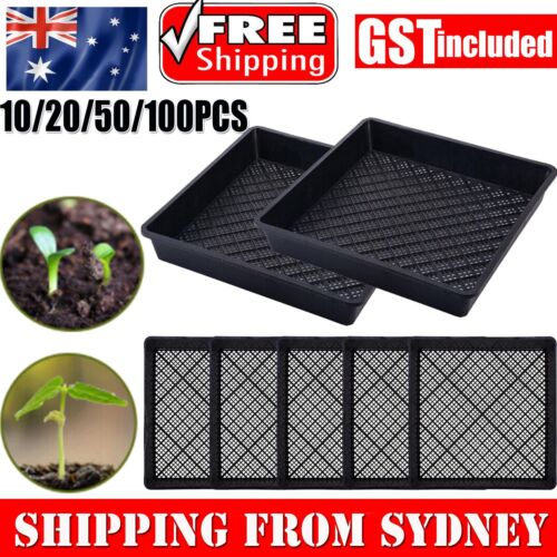 Seedling Tray Fine Hole Plant Propagation Seedling Hydroponic 42x42x5.5cm