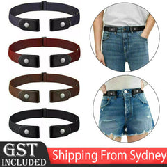 4X Buckle-free Stretch Elastic Belt Invisible No Bulge Hassle For Jean Women Men