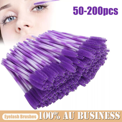Disposable Mascara Wands Eyelash Brushes Applicator Lash Extension Brush Wand AU
