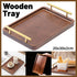Rectangular Wooden Tea Tray Simple Household Serving Tray Kitchen Tea Tray AU