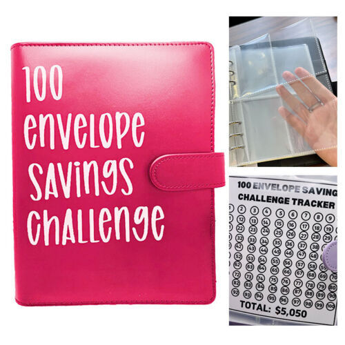 100 Days Envelope Challenge Box Set Savings Challenges Budget Box Cash Envelopes