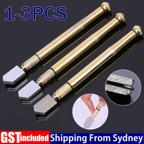 1-3X Glass Cutter Tungsten Carbide 3-15mm Cutting Wheel Blade Oil Feed GlazingAU