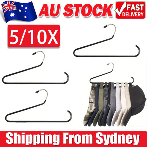 Hat Organizer for Baseball Caps Metal Hat Rack for Closet Hat Hangers AU