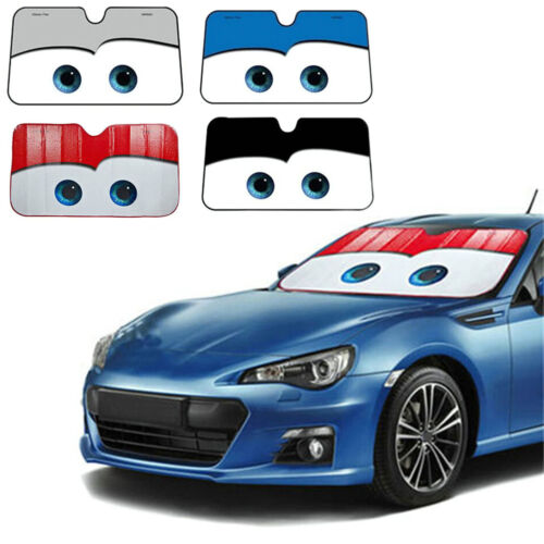 Windshield Sun Shade Car Front Window Shield Cover Visor Cartoon Eye SUV Auto
