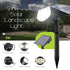 31cm 2-in-1 Solar Landscape Outdoor Garden Patio LED Light