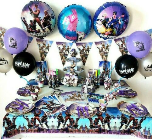 Battle Royal Fortnite Party Set Party Supplies Birthday Gaming Decoration