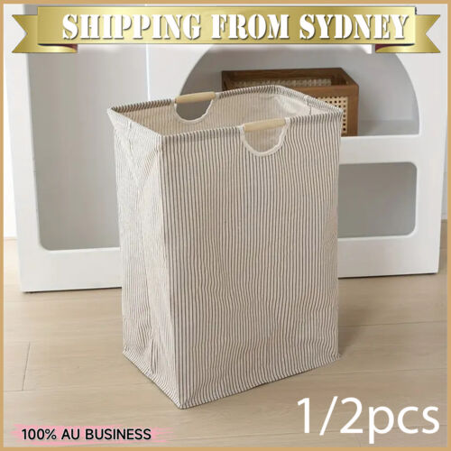 Large Foldable Laundry Washing Clothes Storage Bag Hamper Basket Bin Organi