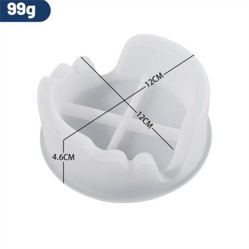 3X Flower Silicone Coaster Mat Storage Holder Set Resin Casting Mold Epoxy Mould