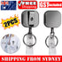2X Square Metal Retractable Pull Key Ring Badge Lanyard Reel Belt Clip Keychain